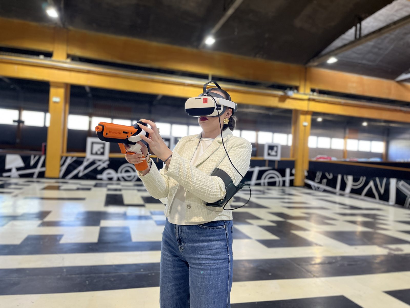 Immersion dans l'arène de réalité virtuelle chez Team Square